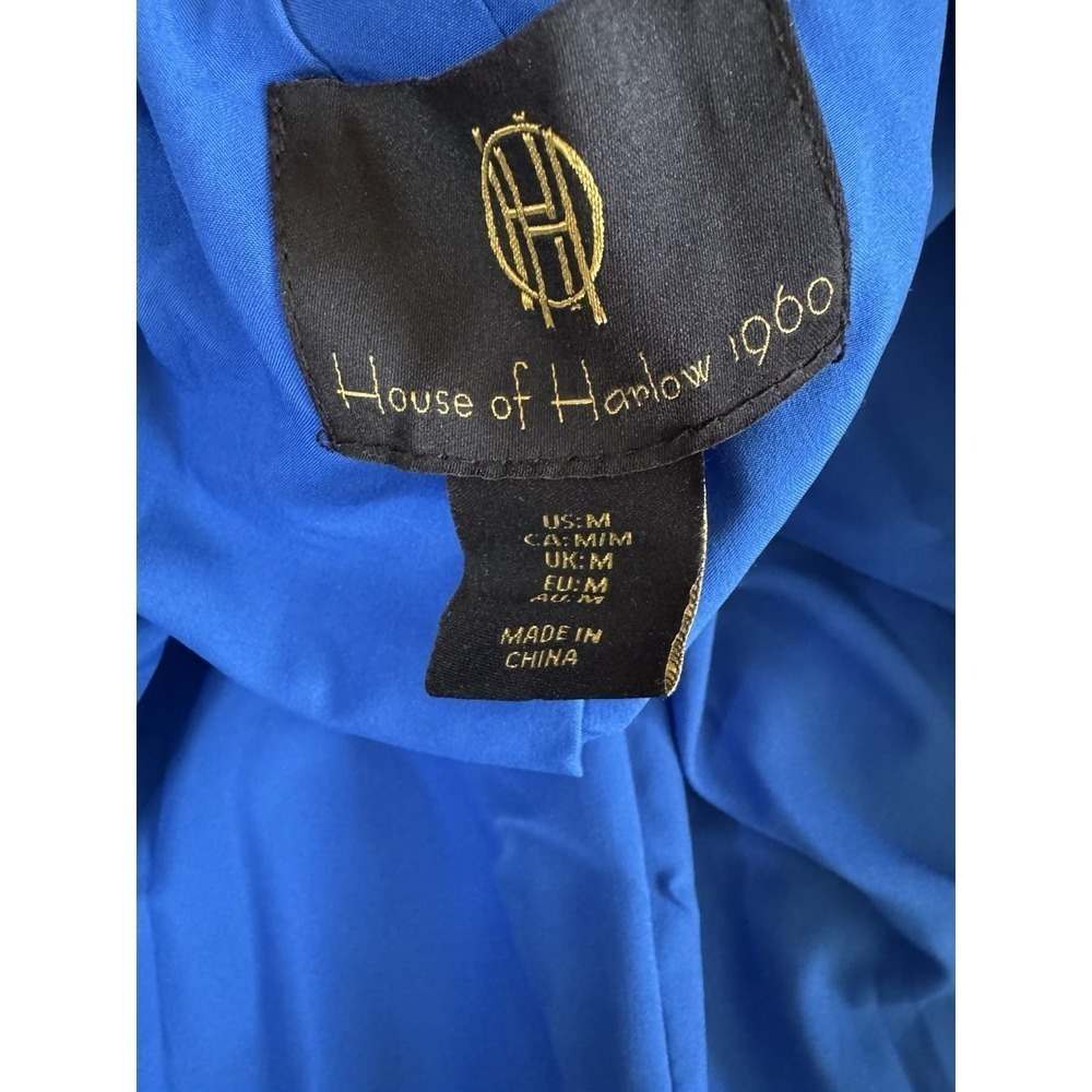 House Of Harlow 1960 Baby Blue Blazer Size Medium Button Down Jacket NWOT - Picture 4 of 8